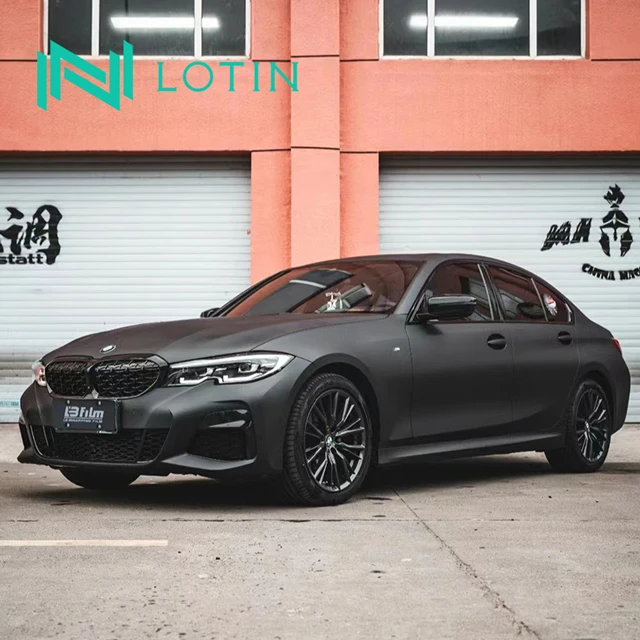 Wholesale Supplier Vehicle Body Sticker Wrapping Films Matte Frosted Black Car Vinyl Wrap