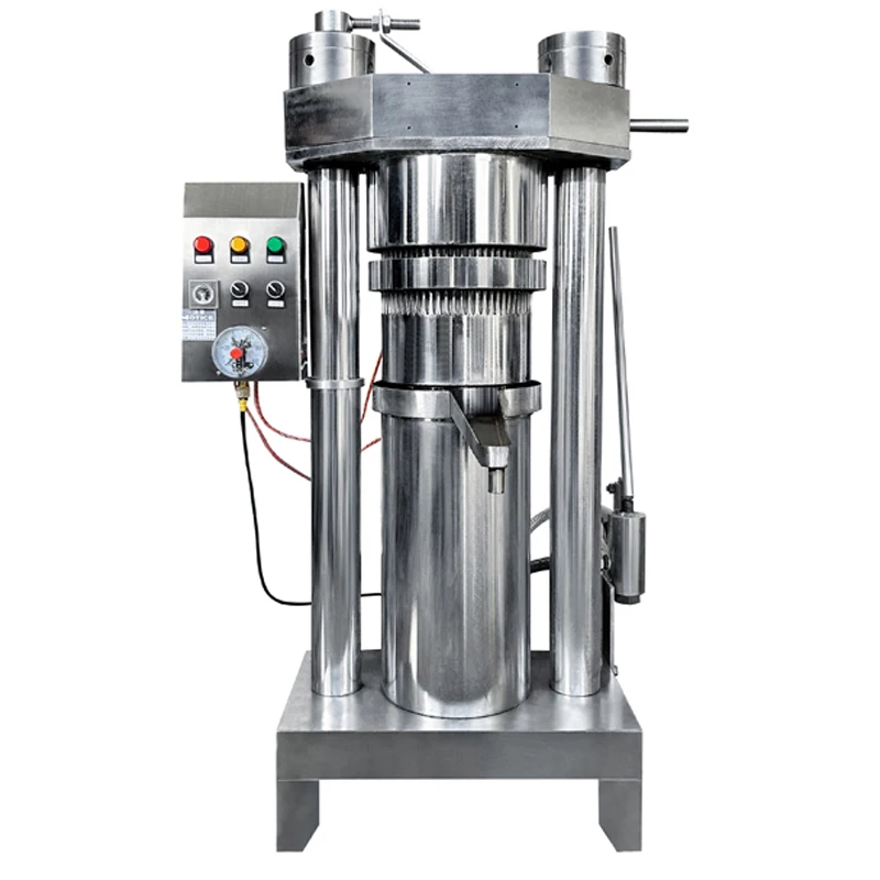 Automatic Edible Oil Extraction Hydraulic Cocoa Liquor Butter Avocado Soybean Coconut Cold Oil Press Machine