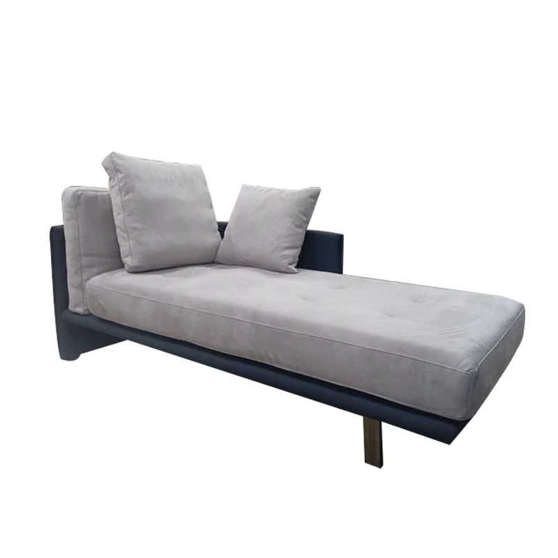 Live Room Light Luxury Leather Armrest Leisure Single Sofa Chair L Shape Sectional Set Recliner Recliner Sofas