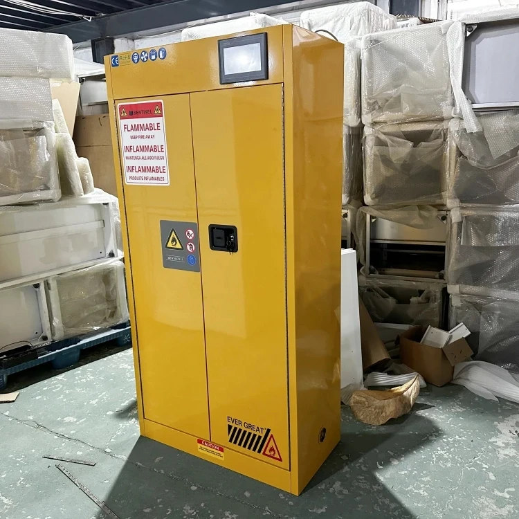 Fireproof Flammable Corrosion-resistant Temperature Humidity Control Dry Alarm Chemical l Storage Cabinet