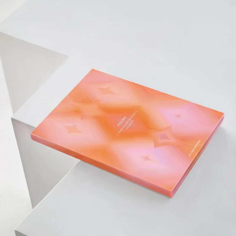 POLAN 52 Colors Codes Best Selling High Quality And Inexpensive Hair Color Swatch/Chart book For Professional Salon