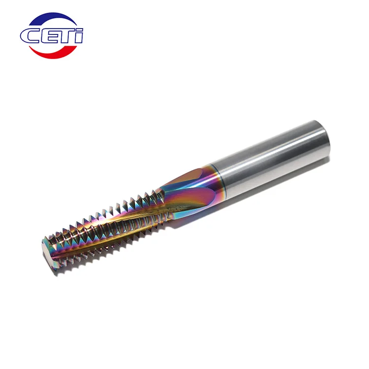 Dovetail CNC Tools  Metal Curved Slot Carbide End Mill Side And Face Thread Milling Cutter