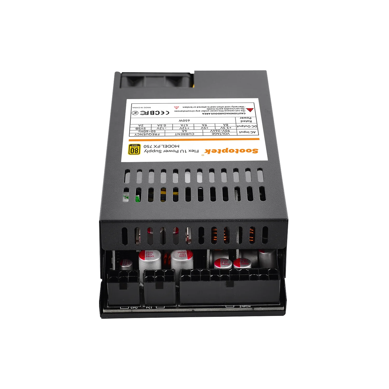 650W moduler Flex 1u 90V-264V ATX mini switching pc power supply for server psu with 4cm cooling fan 110v