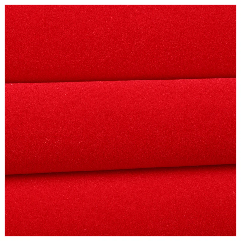 
Customize high quality red color nonwoven paper flock material fabric 