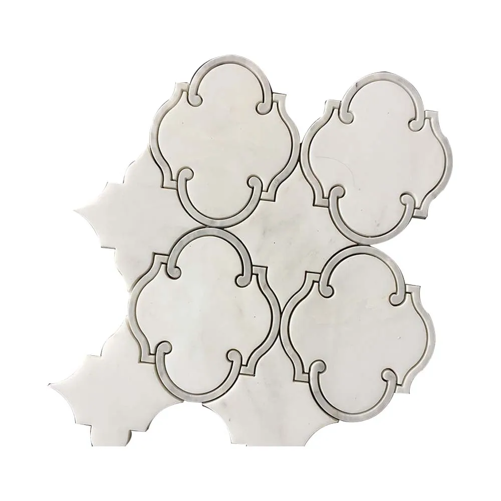 WFCM Современная полированная чисто белая мраморная мозаичная настенная плитка, мозаика для бассейна OEM/ ODM приветствуется