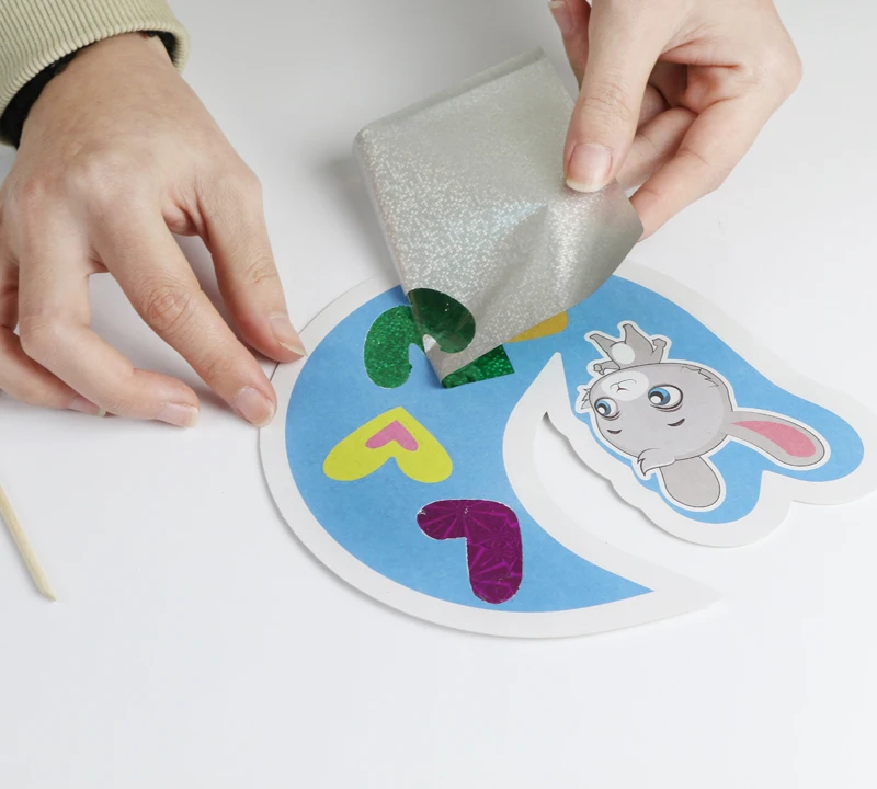 CUSTOM DIY Paper Toys Foil Fun Art and Scratch Paper Art Educational Toys Paper Crafts for Kids