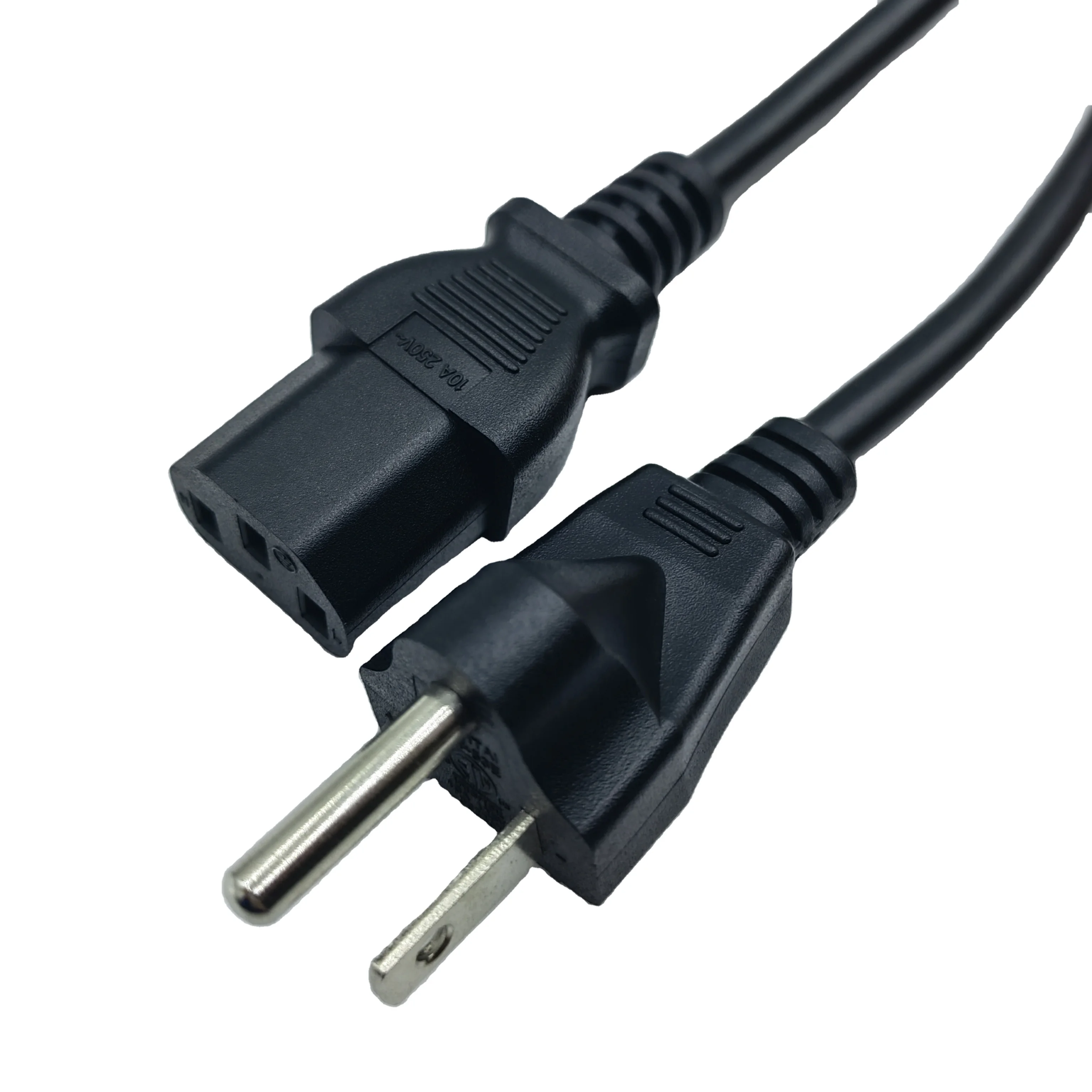 ac power cord 3-pin  stripped end for dishwasher freezer  SVT 18AWG 1.2m