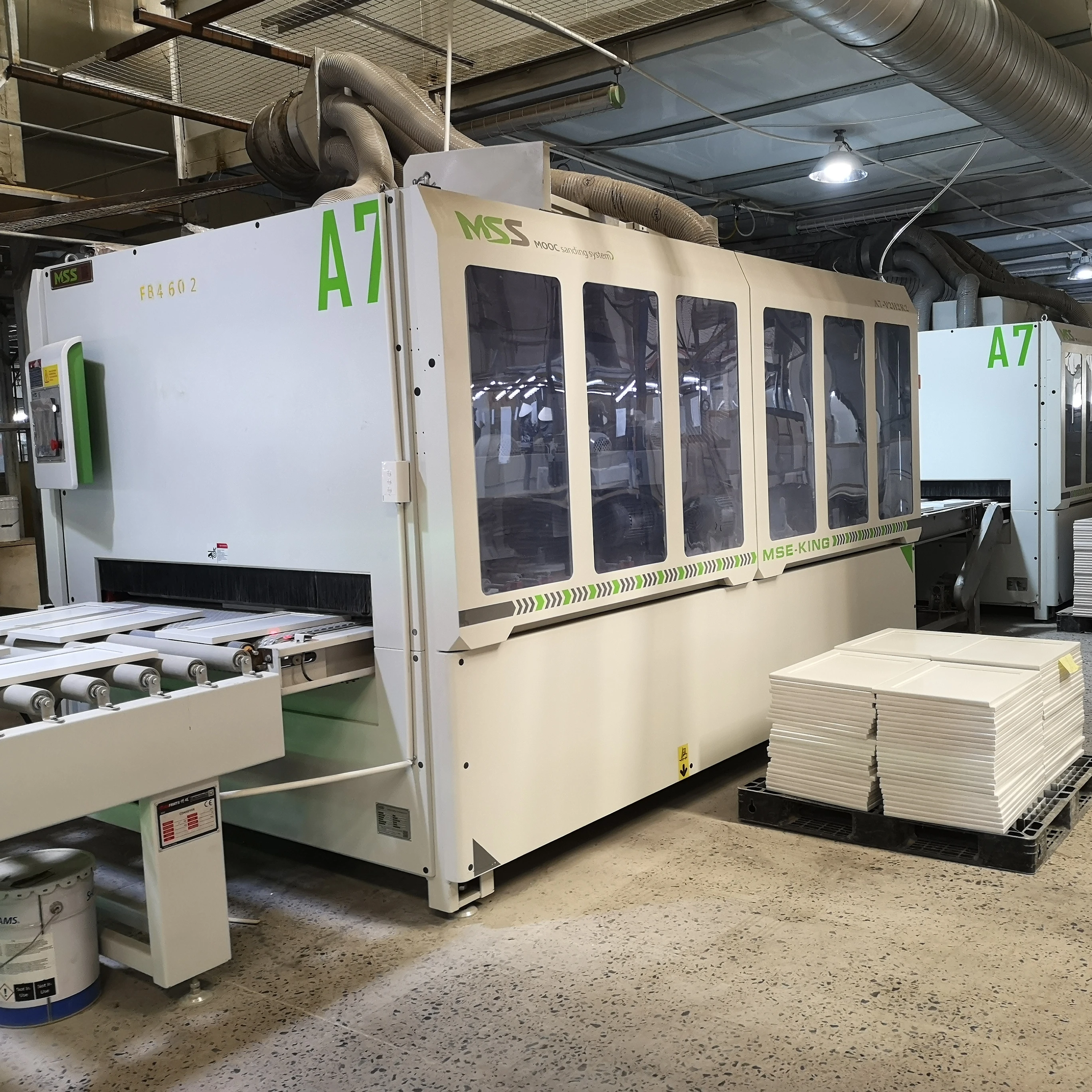 wood edge brush straight sanding and polishing machine profile belt sander for office furniture