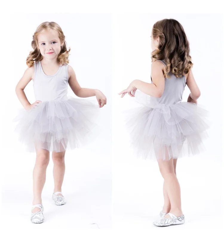 wholesale kids dance skirts dress children puffy performance dress tutu girls ballet dress Europe and America