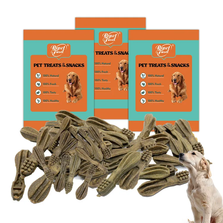 Dog Dental Chews Treats Bully Sticks Dog Pet Food Twisted Sticks Puppy Snack Treat Mexico In Stock Bag Printed