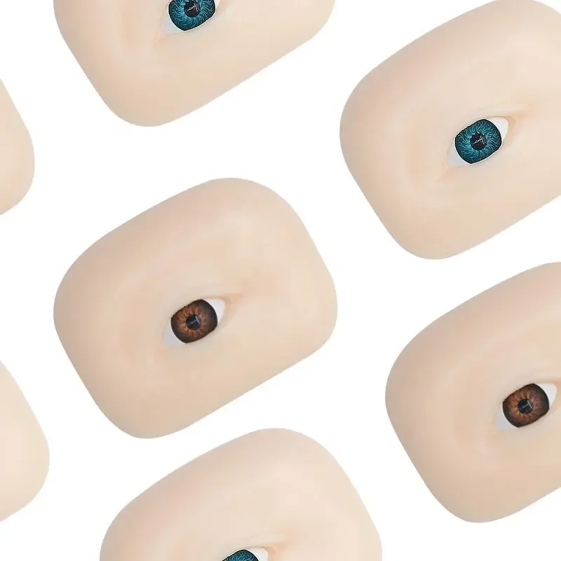 Light Weight Silicone Tattoo Microblading Practice Skin 3D Eye Face Artificial Skin Accessories Tattoo Eyebrow Exercise Model