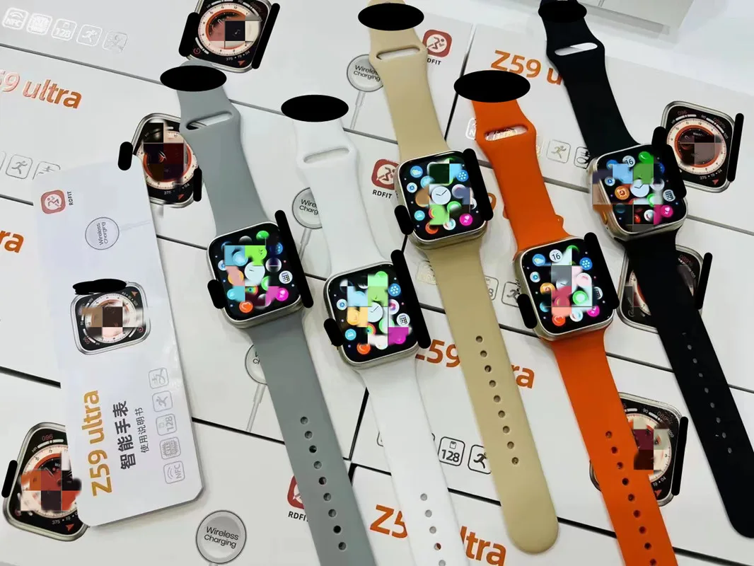 OEM 2022 Z59 ultra smartwatch serie 8, 2.02 lcd rdfit Fitness NFC alipay wireless charge reloj watch 8 for series 8 smart watch