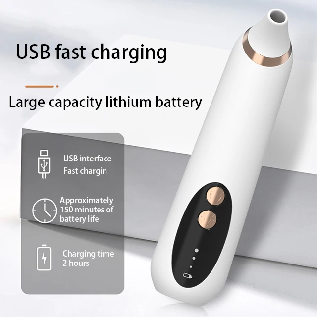 Durable And High Temperature Resistant Blackhead Instrument Rechargeable Pore Cleaner