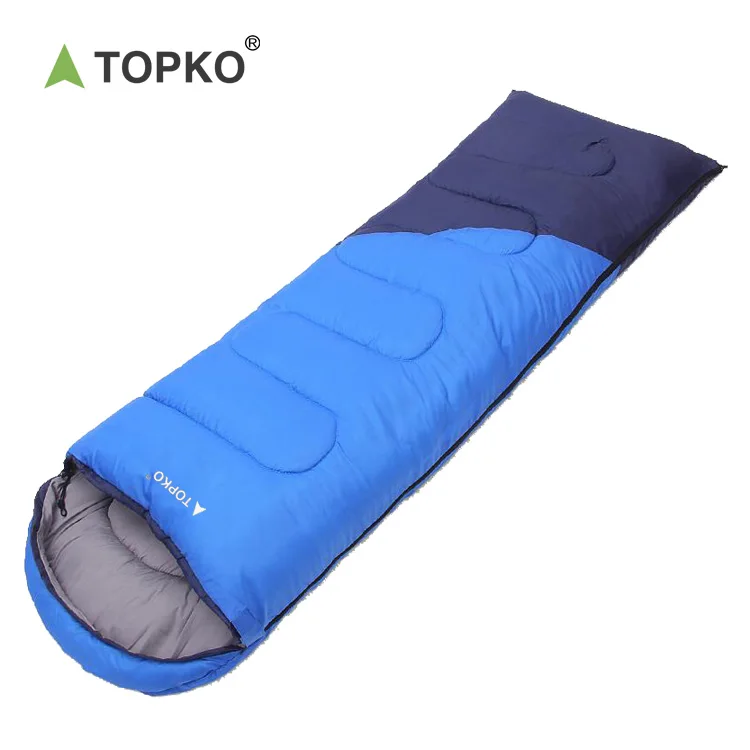 TOPKO Portable Adults Teens with Compression Sack All Season Camping, Hiking winter double waterproof sleeping bag