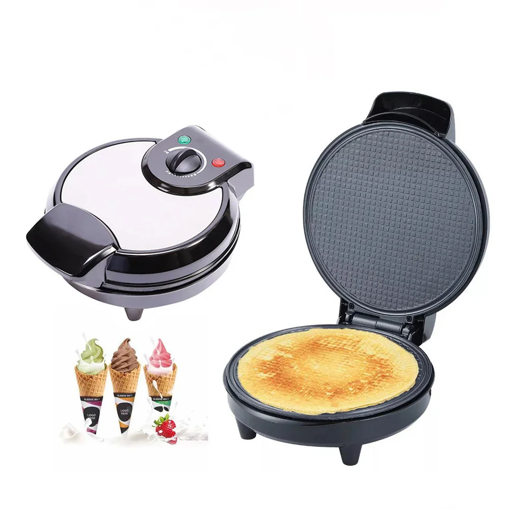 Non-Stick Oven Electric Crepe Pancake Pan Pizza Maker for Home Breakfast Cooking