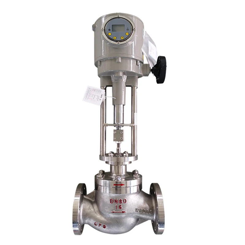 DN80 Intelligent Single-Seat Proportional Electric Control Valve Thermal Oil Temperature and Pressure Valve