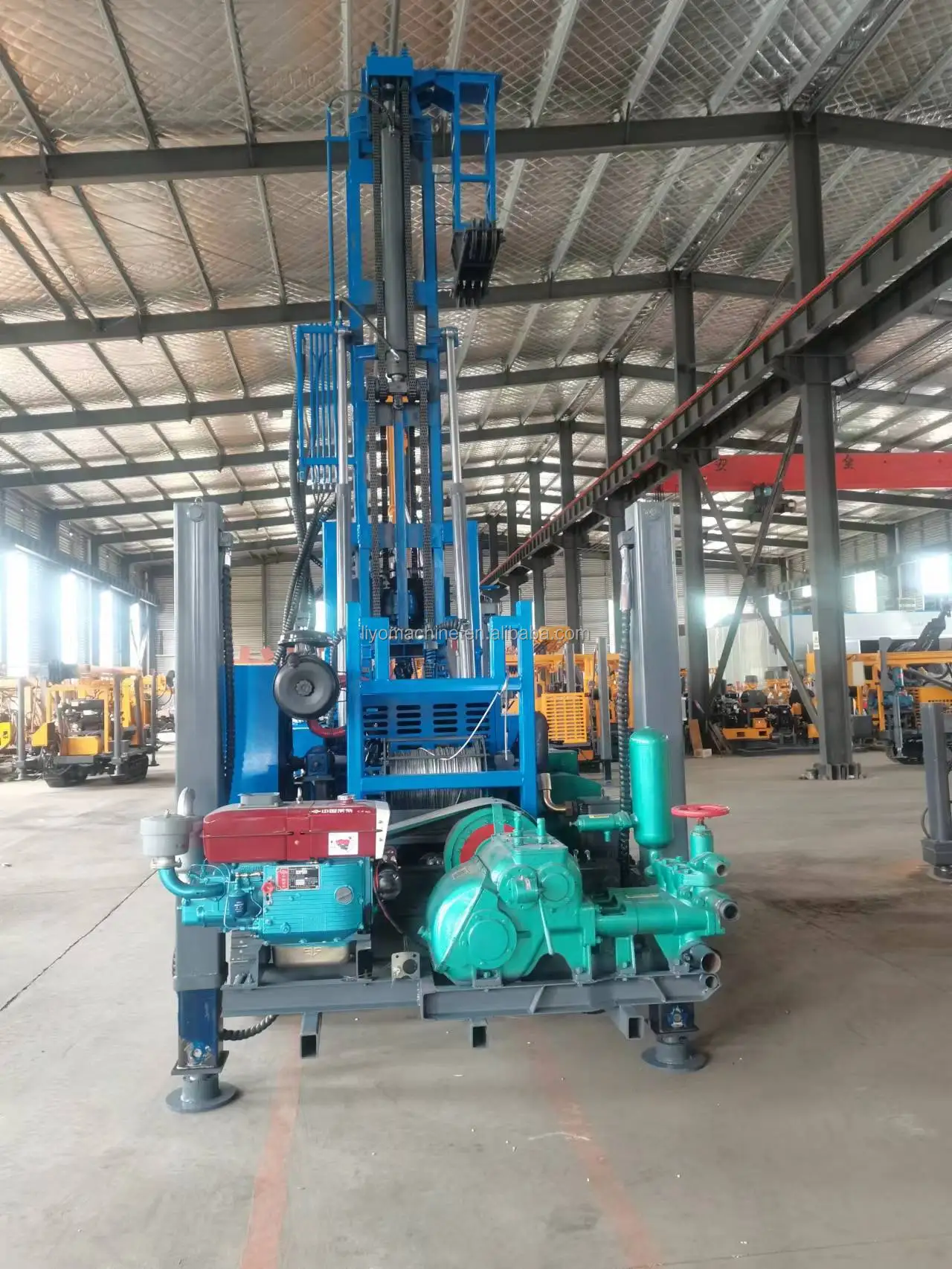 Deep 1000m JDL-5 crawler type hard rock hydraul rig drill blast hole drilling machines makita
