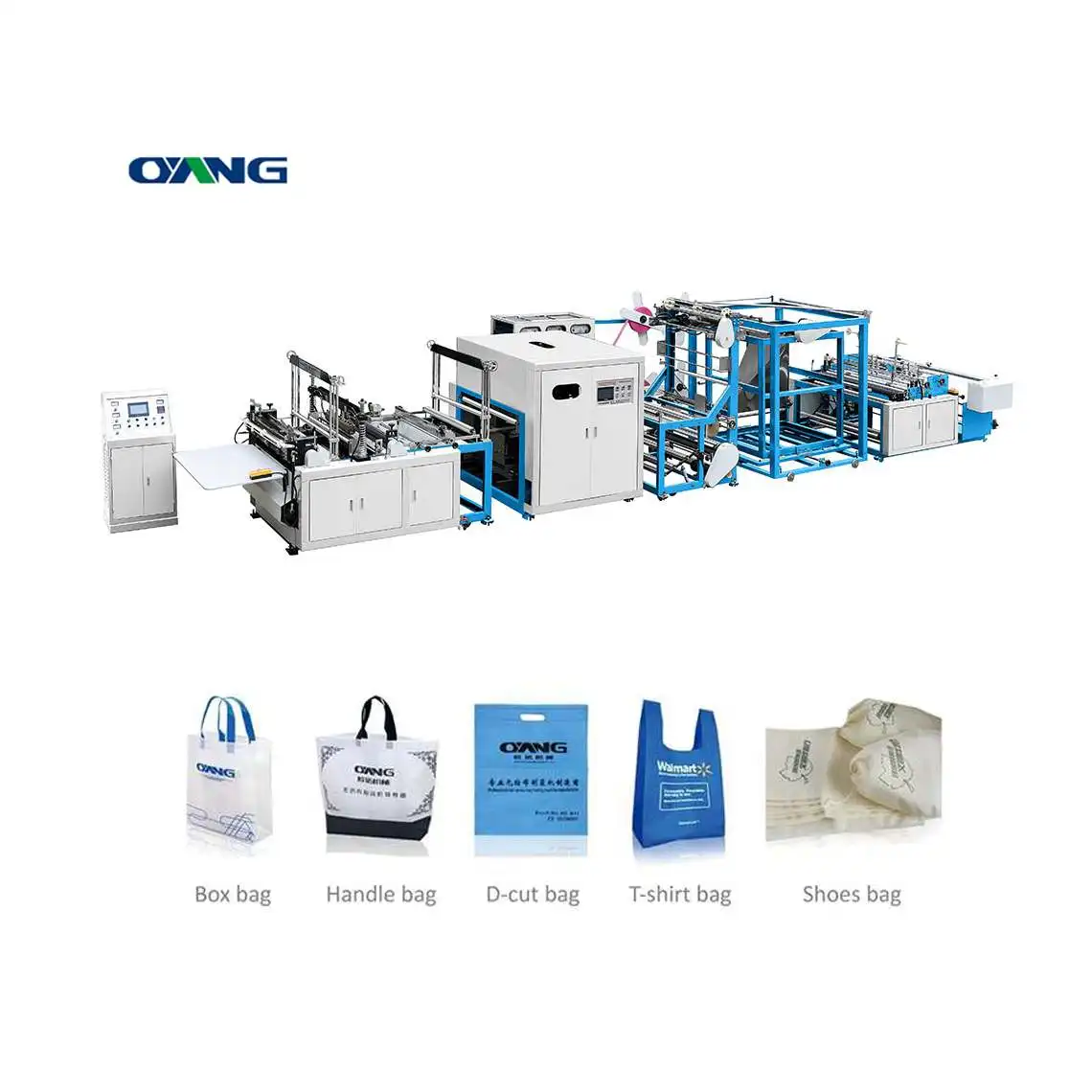 Allwell XC-700-800 Auto 3 In 1 Fully Automatic Non Woven Bag Making Machine With Handle Bag