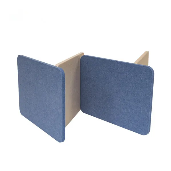 Высокая плотность полиэфирного волокна 12 мм Толстая акустическая стеновая панель для офиса