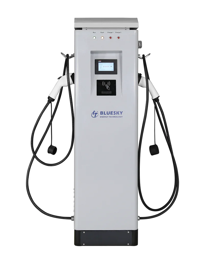 86kw AC EV charger Type 2 home version electric car charging floor-mounted type with IEC 62196