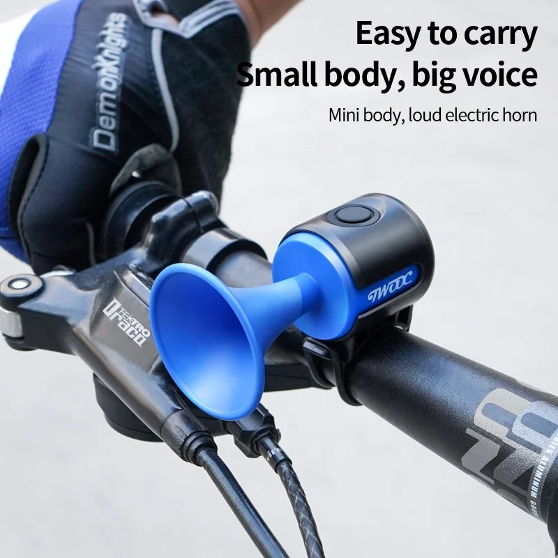 Electronic Horn Of Bicycle Bell With Super Loud Sound Mountain Bicycle Buzzer Reminder Device Riding Equipment Accessories