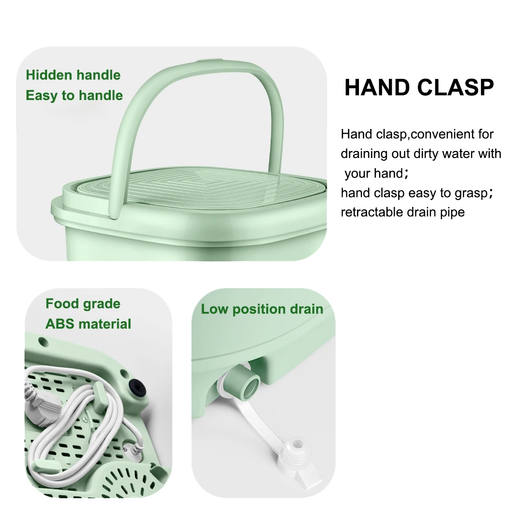 Dormitory portable elution integrated fully semi-automatic dedicated mini electric washing machine