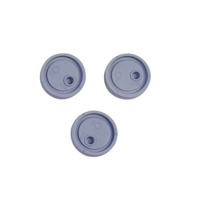 Резиновый диск и пластиковая крышка для раствора