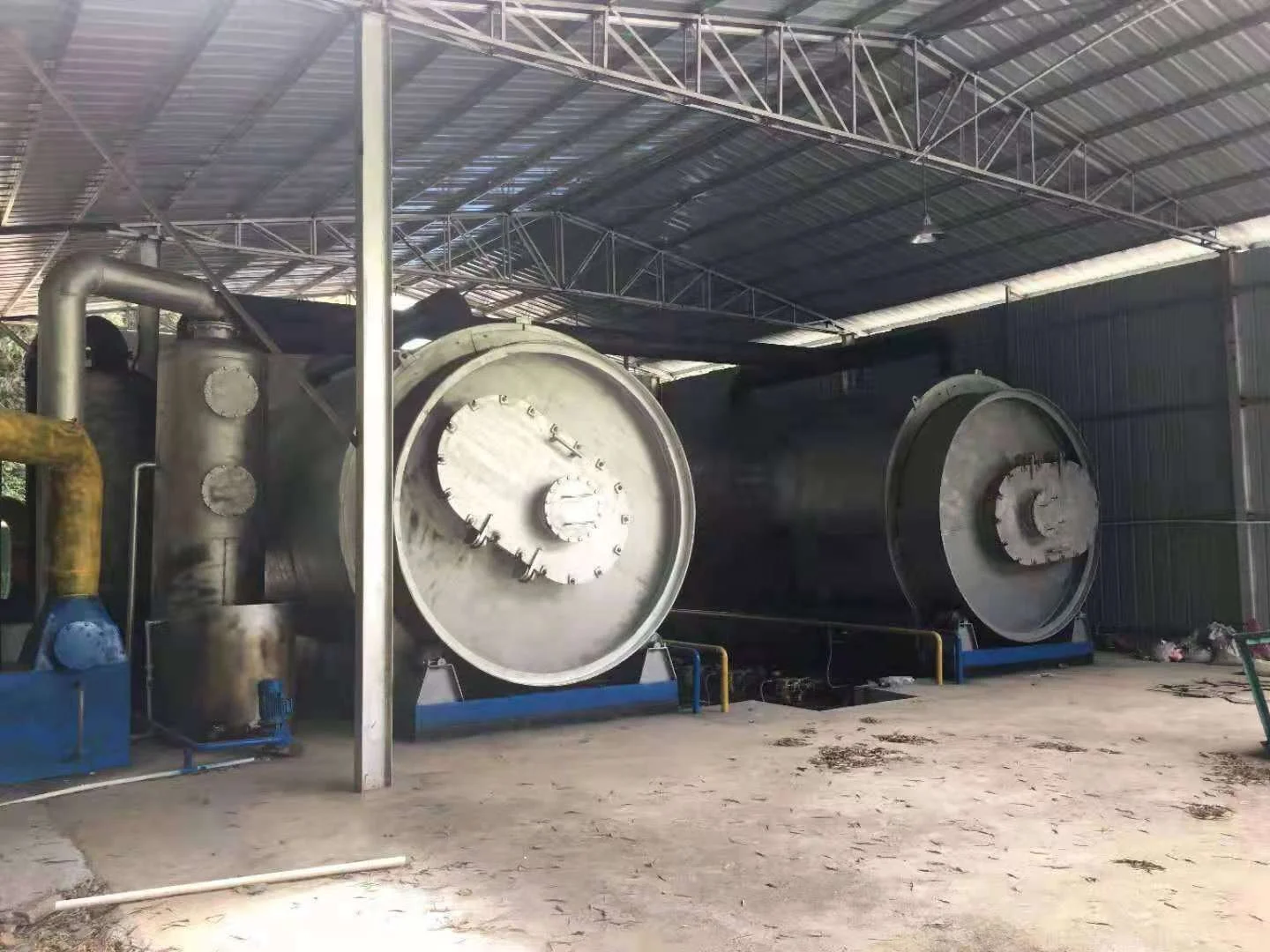 Experienced used tire to fuel oil pyrolysis equipment