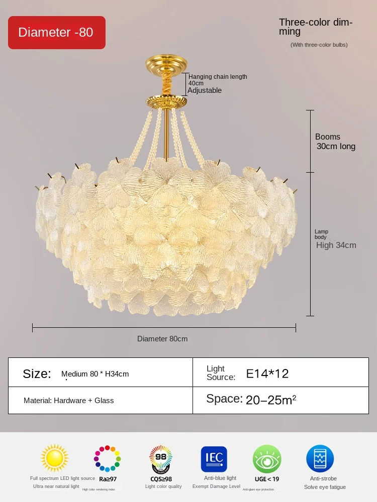 America Modern Hand Blown Globe Glass Ball Pendant Light Luxury Steel Chandelier For Restaurant Indoor Dining Room Living Room