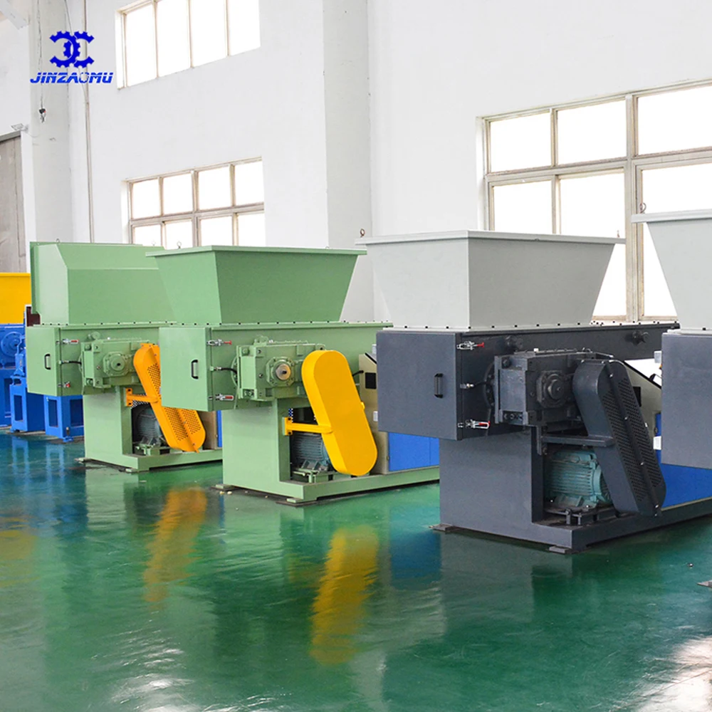 Stable Quality Industrial Production Line Machinery Plastic PET Bottle Waste Recycling Single Shaft Shredder