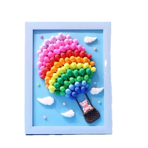 Playdough Foam Set Slime Air Dry Soft Toy  Super Light Polymer Clay Diy Manufacturers ultralight clay DIY Foam Clay