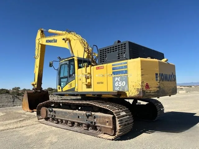 Komatsu PC650 65 Ton Crawler Excavator Mini Model with Core Components in Japan Cheap Komatsu Pc 650 in China