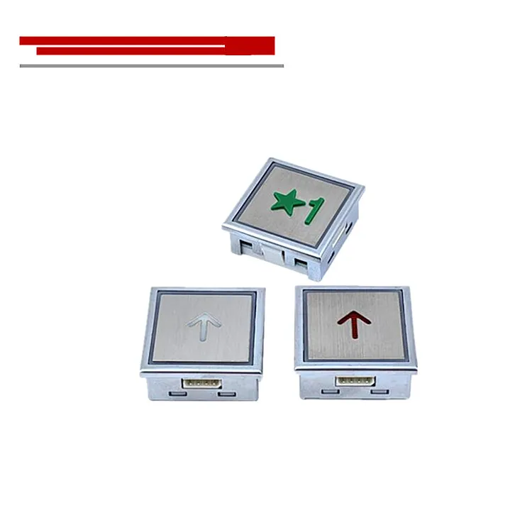 Original elevator buttons MTD288 MTD280 MTD283 DA283 Ultra-thin square buttons for Thyssen elevators