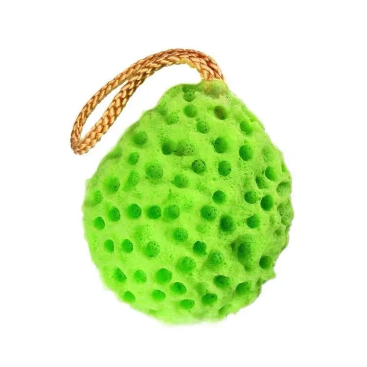 Body baby face massage  bath natural polyurethane (PU)  exfoliating sea sponge cleaning ball