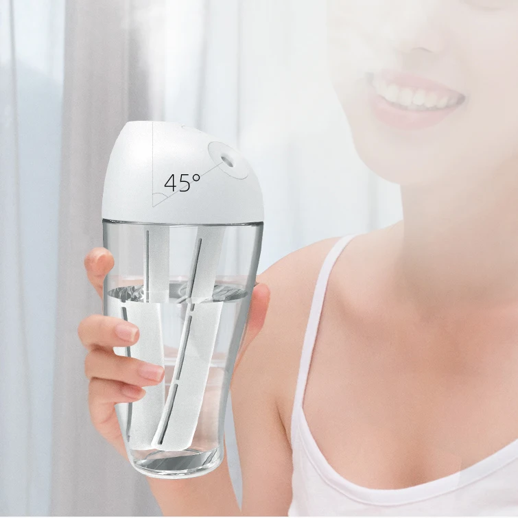 2600mAh 400ml Portable Dual Mist Large Capacity Vaporizer Car Air Difuser Humidifier