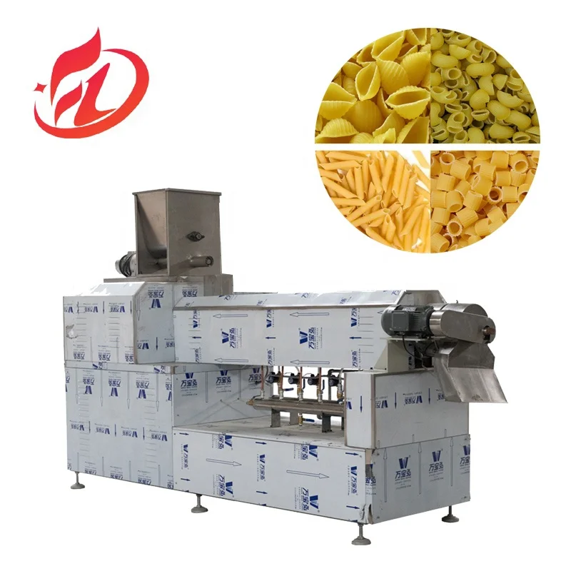 Full automatic macaroni pasta food production line pasta making machine