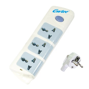 Universal electric extension socket/outlet
