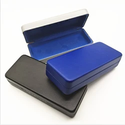 New Cool Square Luxury Custom Logo moq 1pc Multi Colors PU Stain Resistant Large Volume Glasses Boxes With Free