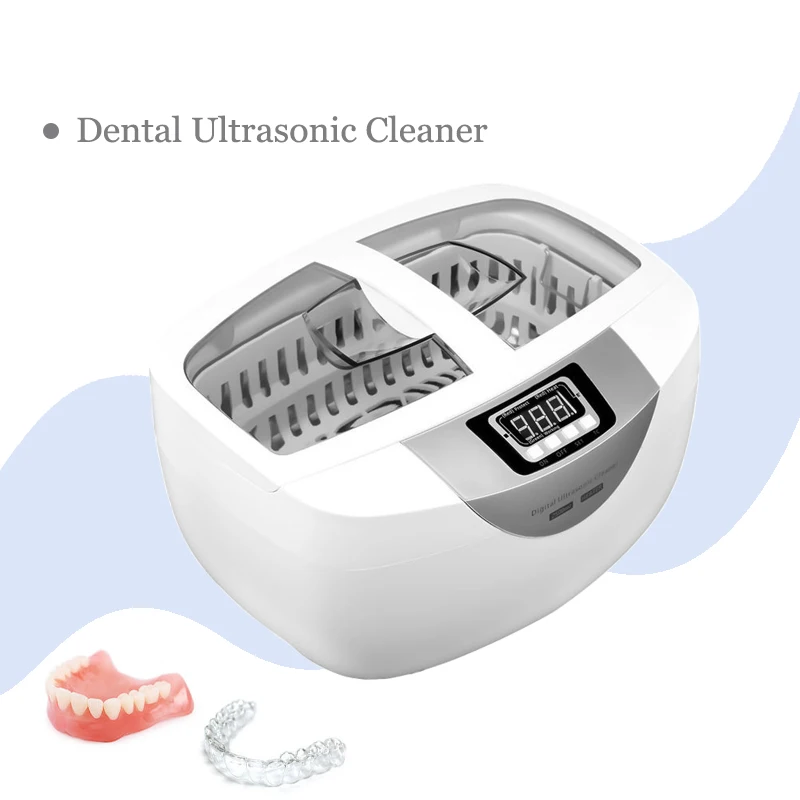 2.5L 60W 40kHz Ultrasonic Digital cleaner Baskets Jewelry Dental Heating Mute Ultrasonic Medical surgical instruments cleaner