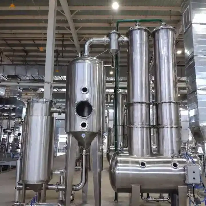 High efficiency fruit puree mango tomato paste forced circulation evaporator