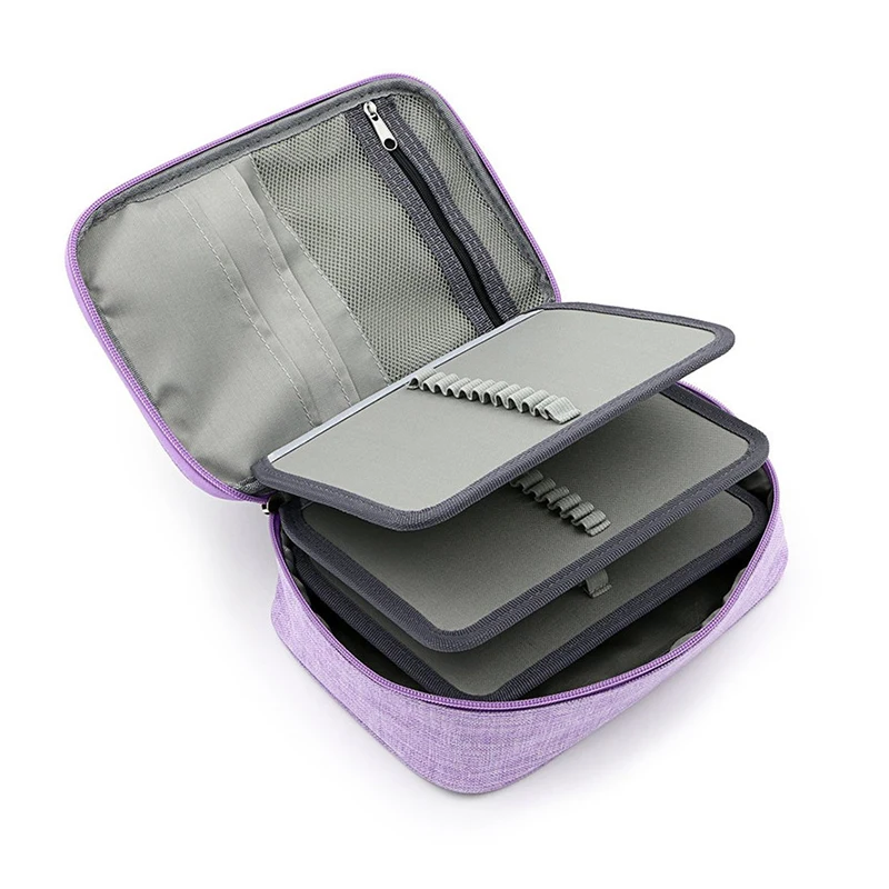 Large Pencil Case Custom Removable Drawing Pencil Bag 72 Slots Painting Watercolors Pencil Organizer