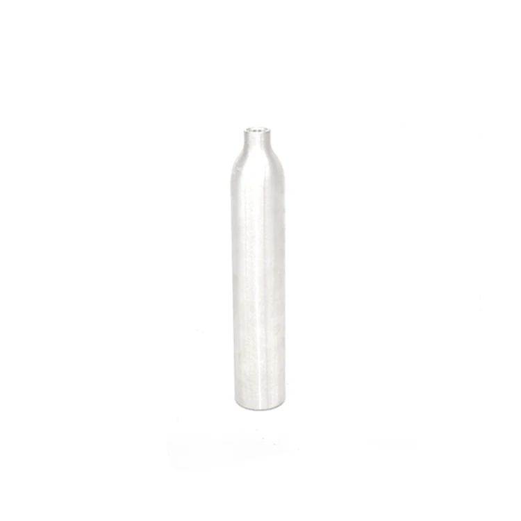 food grade co2 gas cylinder 0.6L aluminum tank for soda maker machine aluminum co2 tank