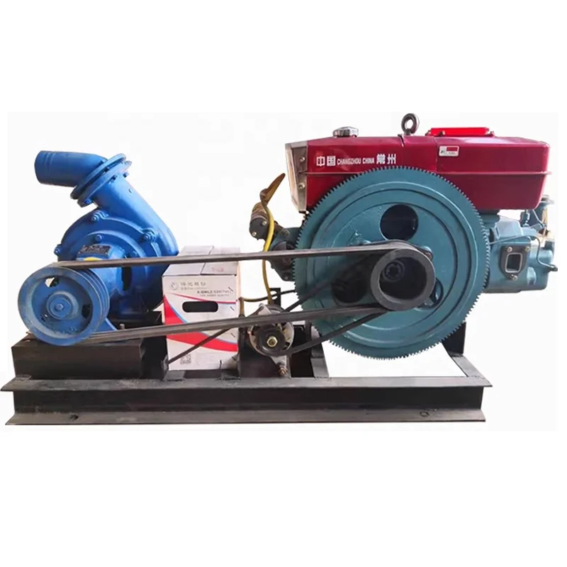 Wear-resistant small Diesel Engine Sludge Pump river bottom Sand Suction Dredge Pump automatic china