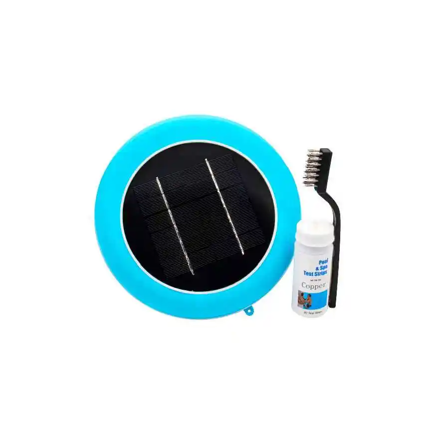 Customization Swimming Portable Pool Copper Ionizer with Solar Panel for Swimming Pool Avoid the chemicals