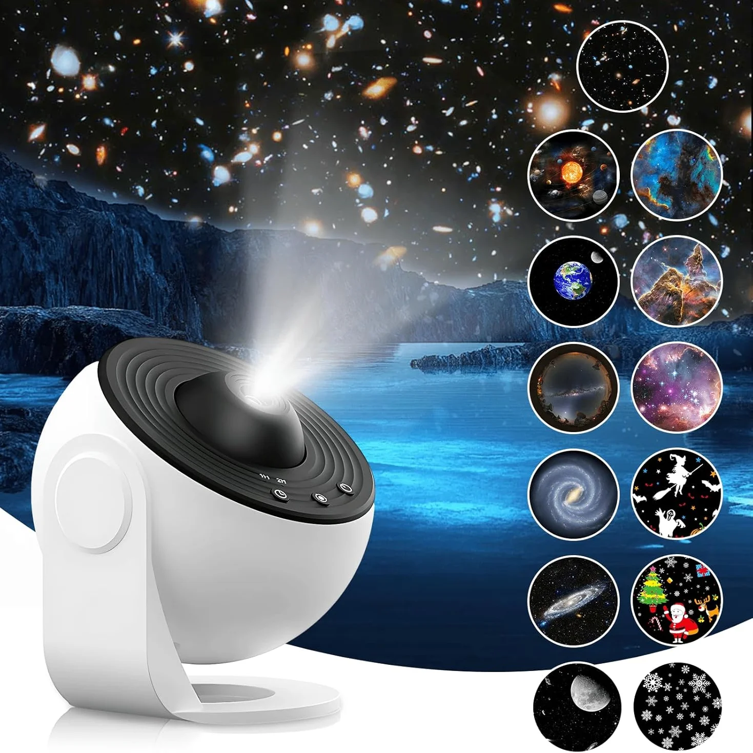 Galaxy Projector, 13 in 1 HD Planetarium Star Projector Ceiling Starry Lights for Living Room