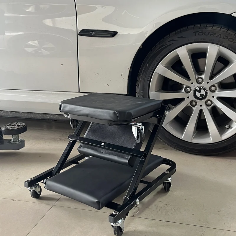 ET Factory 36 inch 2 in 1 Z Creeper 300LBS Mechanic Rolling Garage Shop Seat Low Profile Stool for Auto Repair