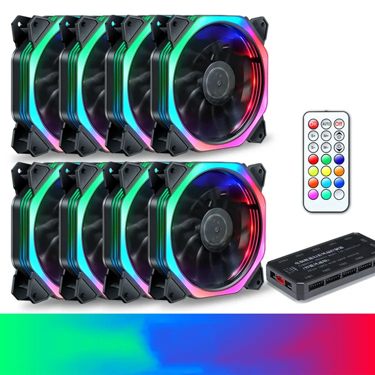 High Quality low price RGB radiator fan cooling 12025 RGB fans cooler cooling fan 120mm