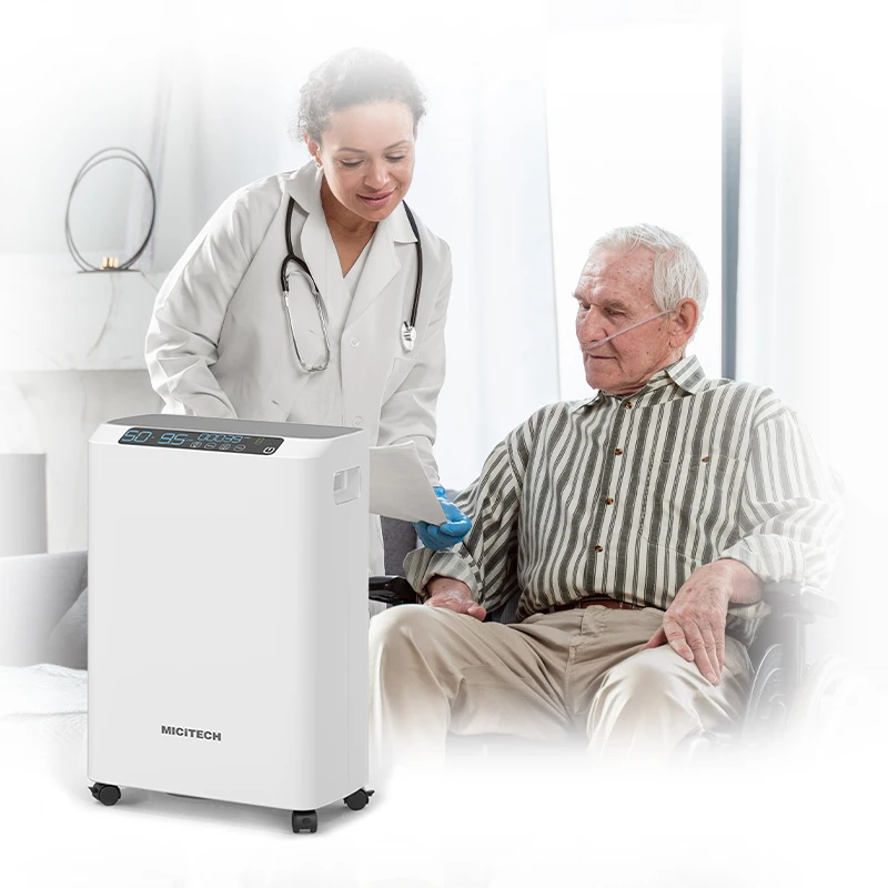 Новое поступление медицинская машина MICiTECH высокопроизводительный компрессор домашний портативный кислородный концентратор импортер