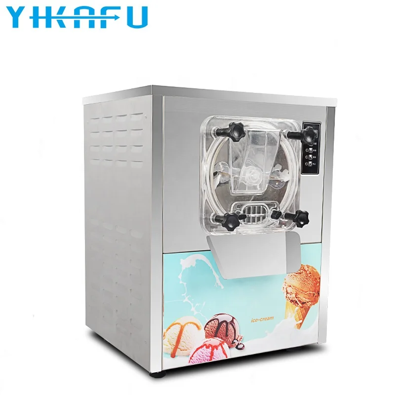 Commercial Automatic Ice Cream Machine Table Top 3 Flavors Automatic Yogurt Making Soft Serve Ice Cream Makers