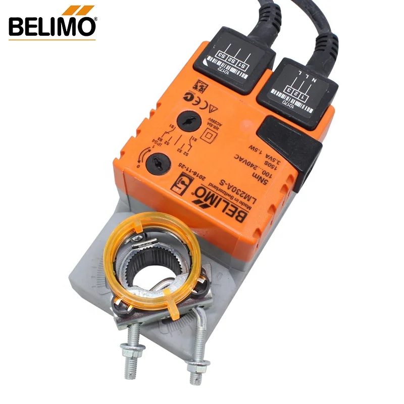 Rotary Actuator LM230A-S  Swiss origin In stock For HVAC & vent IP54 5Nm AV100-240V High qual High perf CE Manual override